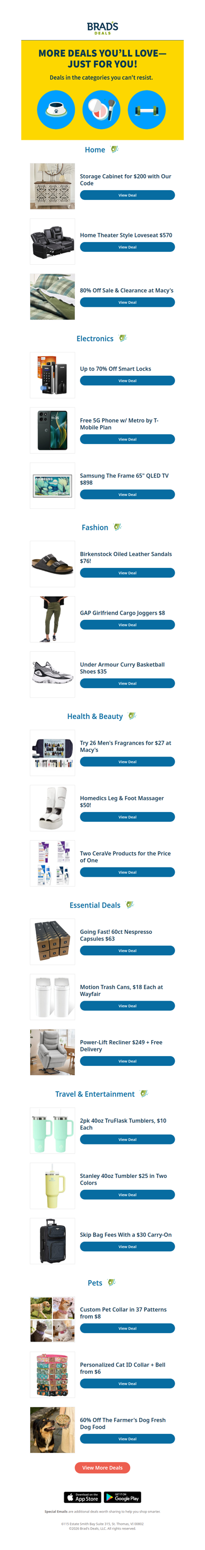 More Deals You’ll Love—Just for You!