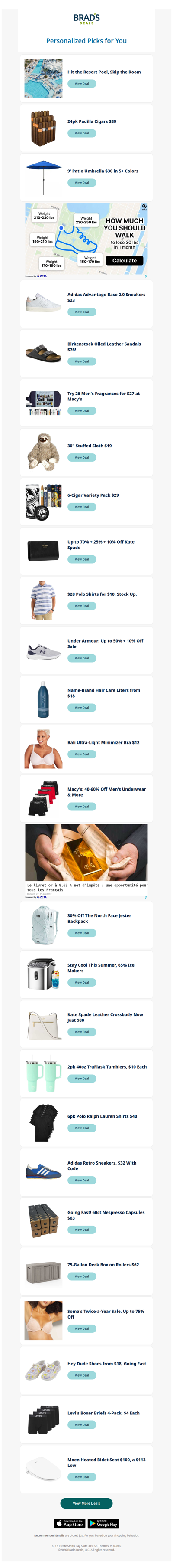 Friday's Top Personalized Deals For You