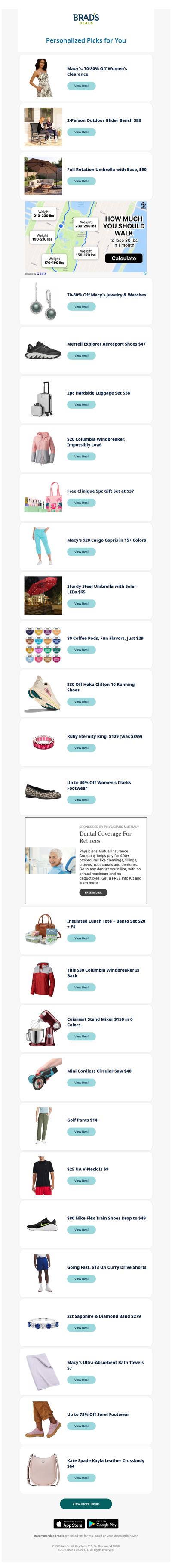 Sunday's Top Personalized Deals For You