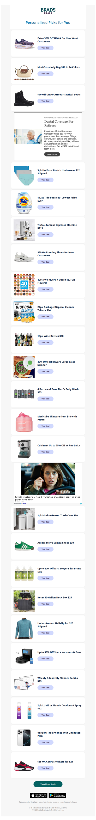 Thursday's Top Personalized Deals For You