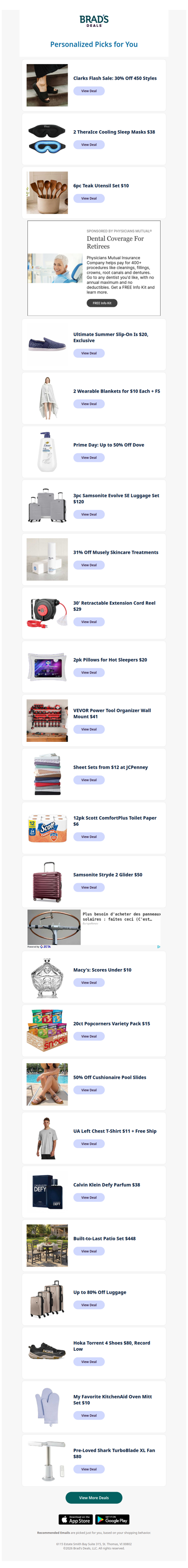 Friday's Top Personalized Deals For You