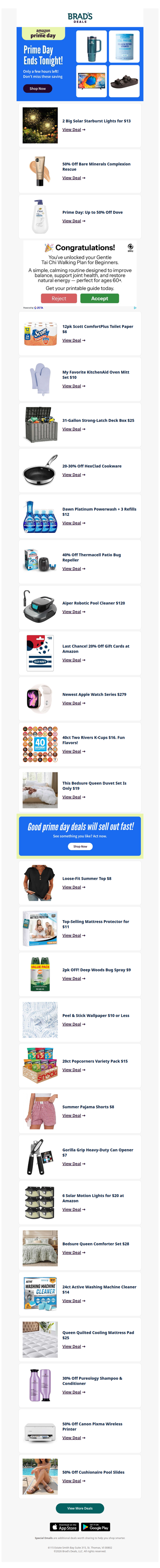 Only Hours Left of Prime Day! Last Chance to Save Big