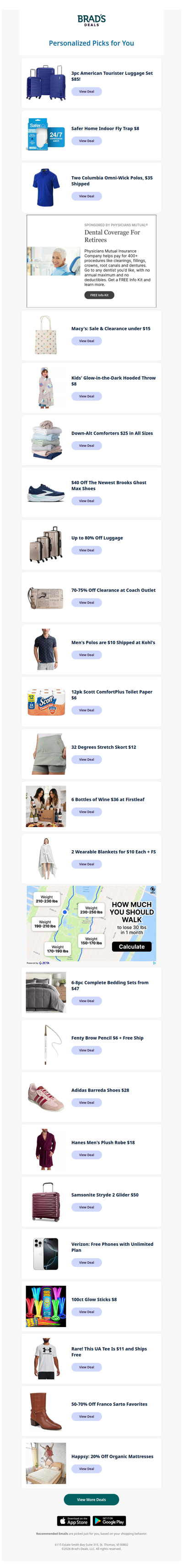 Sunday's Top Personalized Deals For You