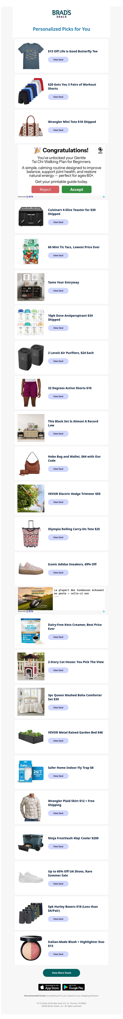 Monday's Top Personalized Deals For You