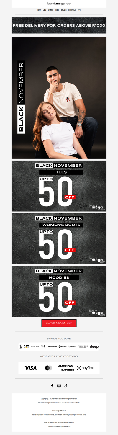 Black November Deals Up to 50% Off! 🔥