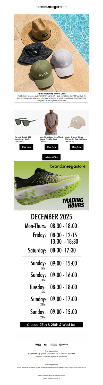 Holiday Gifting, Curated by Brands Megastore