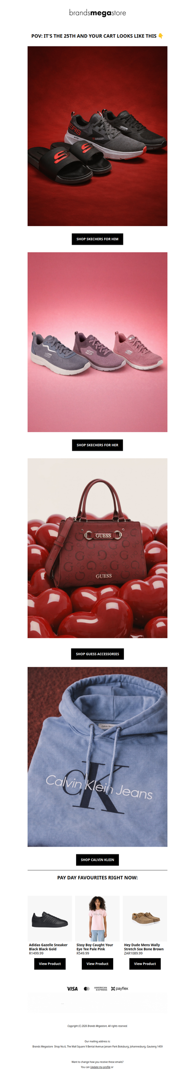 Your Pay Day Cart is ready for checkout 🔥