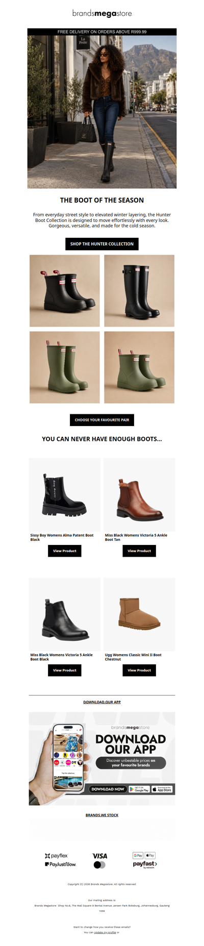 Style It Up. Style It Down. Hunter Does Both.