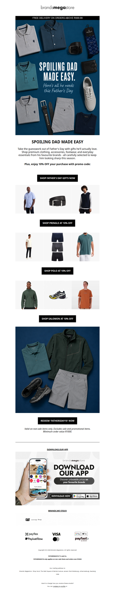 Take 10% Off Father's Day Gifts 🎁