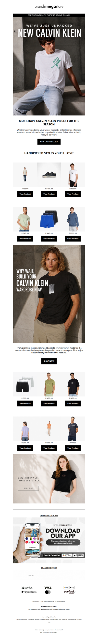 We've Just Unpacked New Calvin Klein