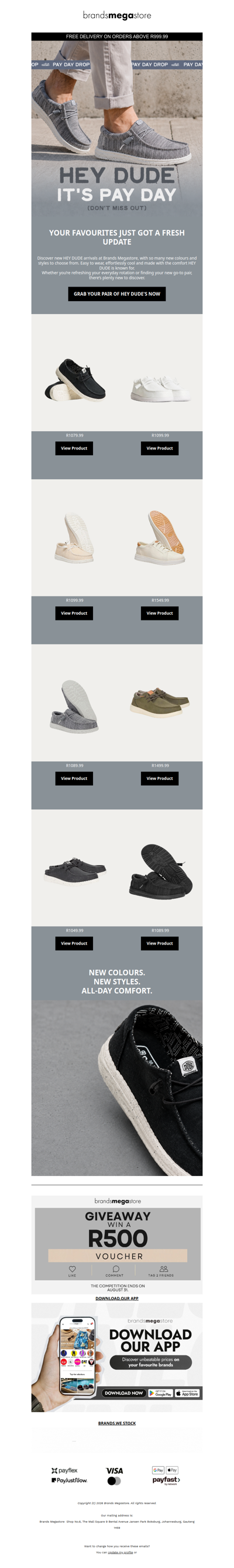 Pay Day Drop: New HEY DUDE styles are here