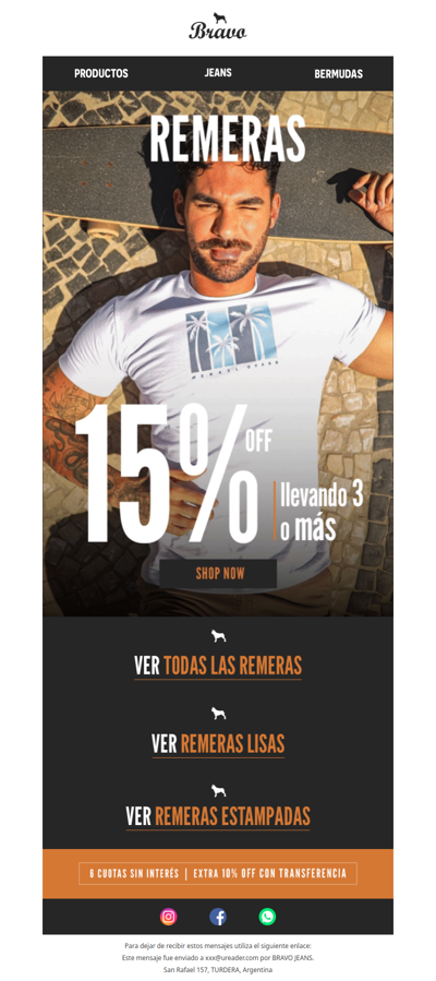 ¡Tu básico favorito con descuento! 👕