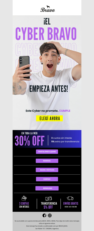 Nos ganó la ansiedad 😅 ¡Ya arrancó el CYBER BRAVO!