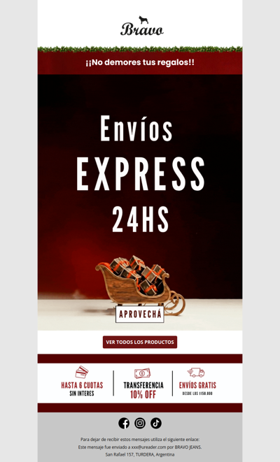 🎅 Navidad sin estrés: llega en 24HS