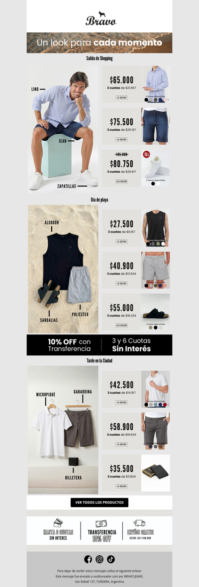 ¿Plan del día? Tenemos el look ☀️