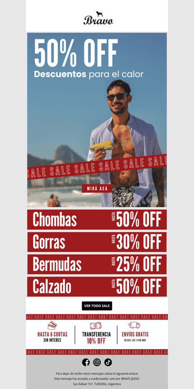 🔥 Arrancó el SALE: hasta 50% OFF