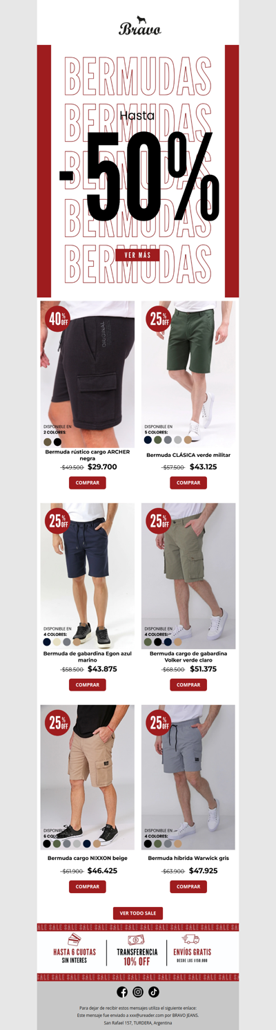 🔥 Bermudas de verano en SALE