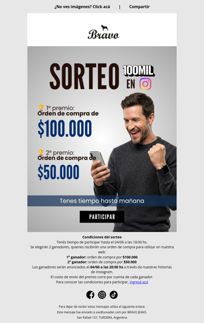 Sorteo viral en Instagram 👀