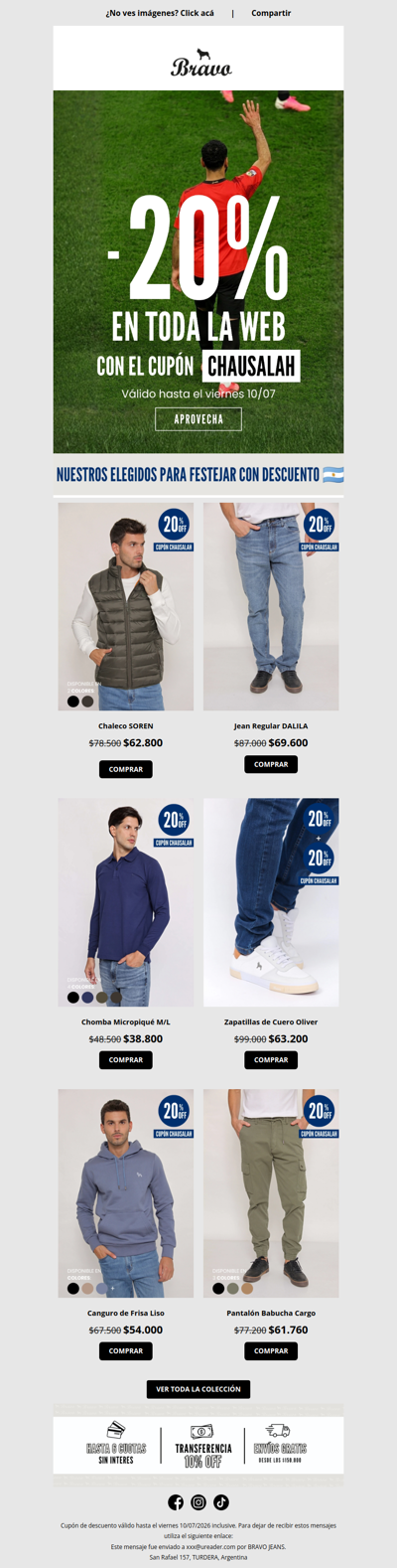 -20% en TODA LA WEB 🇦🇷