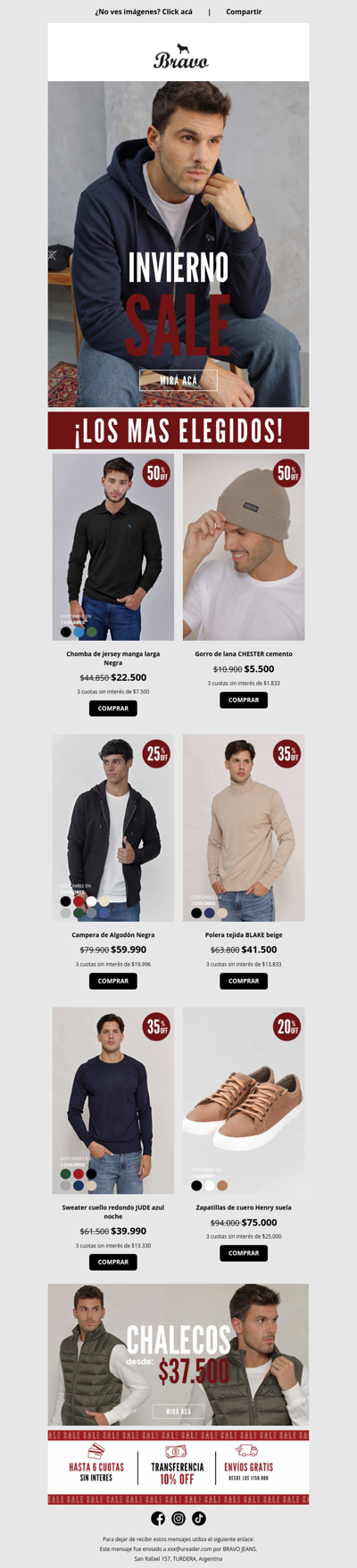Los mas elegidos del SALE💲