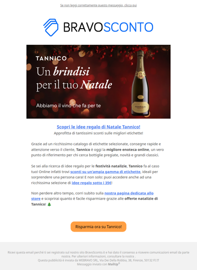 Scopri le idee regalo di Natale Tannico! 🎄