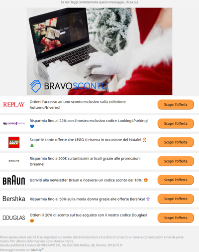 Approfitta dei nostri sconti esclusivi per il Natale! 🎄🎅