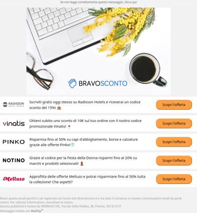 Risparmia con le migliori offerte per la Festa della Donna! 🧡