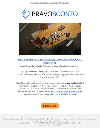 Non perderti le promozioni LEGO sui tuoi set preferiti!💙