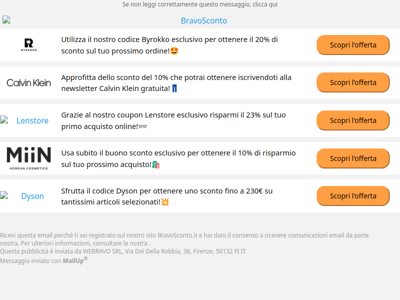 Scopri le nostre offerte speciali per l'estate 2026!💙