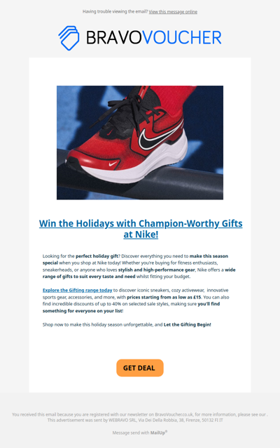 🌟🎄Win the Holidays with Champion-Worthy Gifts at Nike!🎁🌟