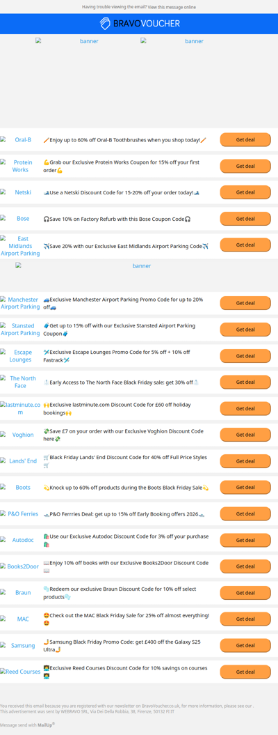 🖤🛒 Black Friday is nearly here… Get a head start with this week’s top deals! ✨💸