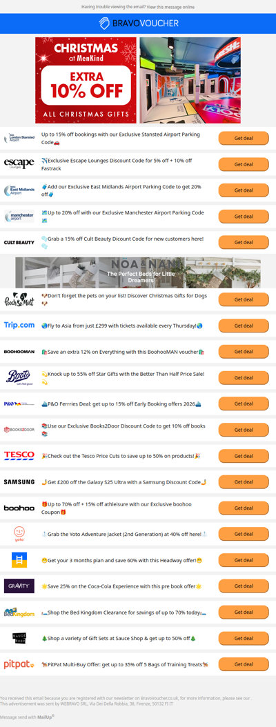 🎁📨🎄While Santa's elves are working hard check out this week's best deals here!🎁📨🎄