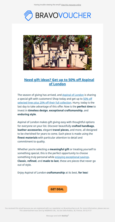 🧸🎁Gifting season is here! Save up to 50% at Aspinal of London🧸🎁