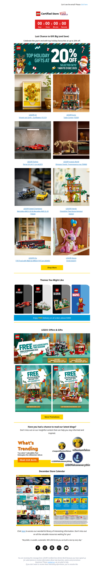 Wrap Up the Year Right with These LEGO® Sets!