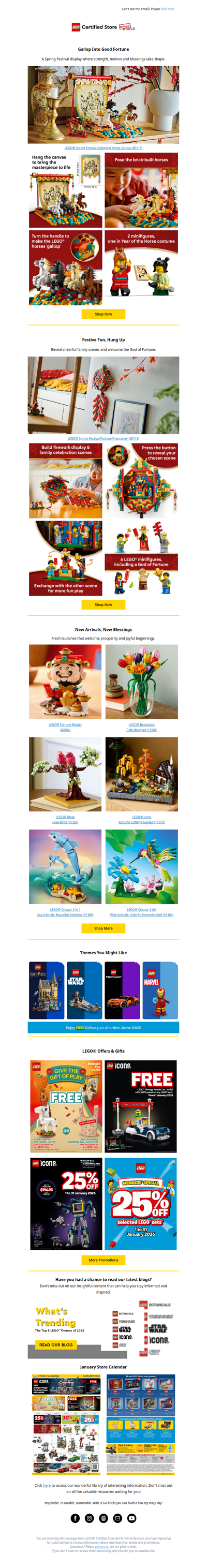 Ring in the New Year with These LEGO® Sets!