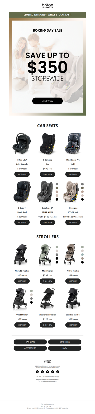 Boxing Day 🎉 Save up to $350 Storewide