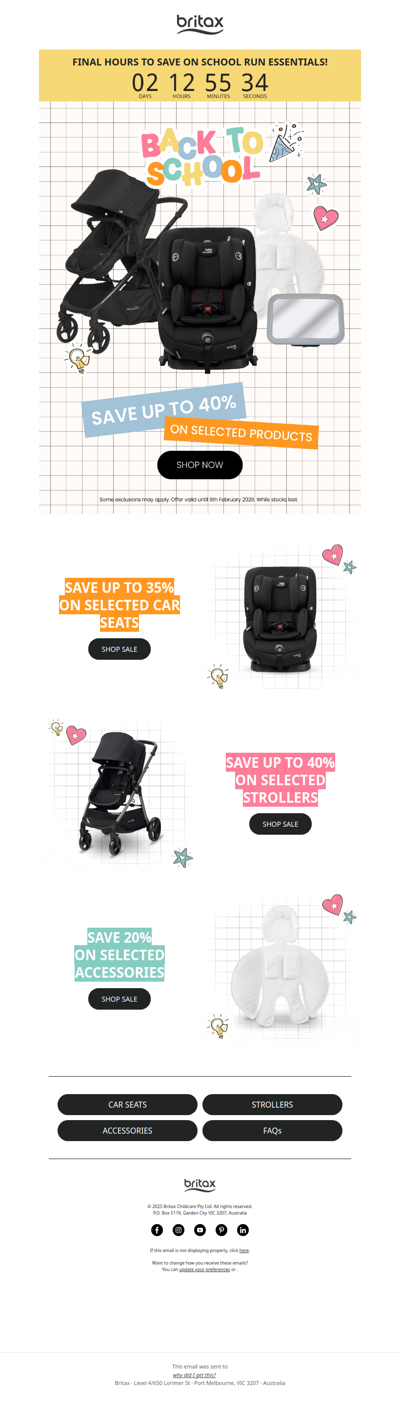 Don’t miss out on school-run savings ⏳