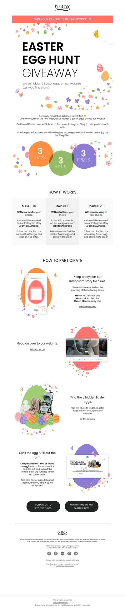 Three Days. Three Hints. Three Prizes