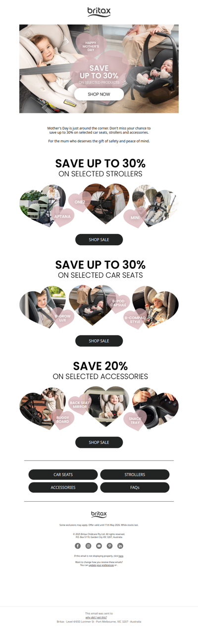 Mum, this one's for you from Britax 🤍