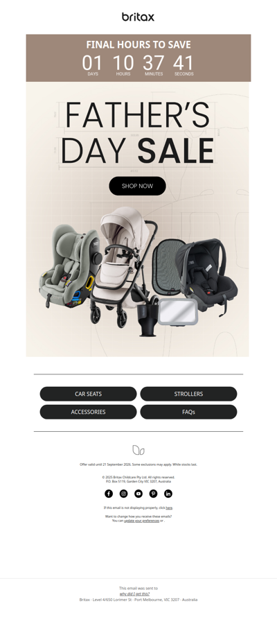 Last Chance: Father's Day Sale Ends Tomorrow