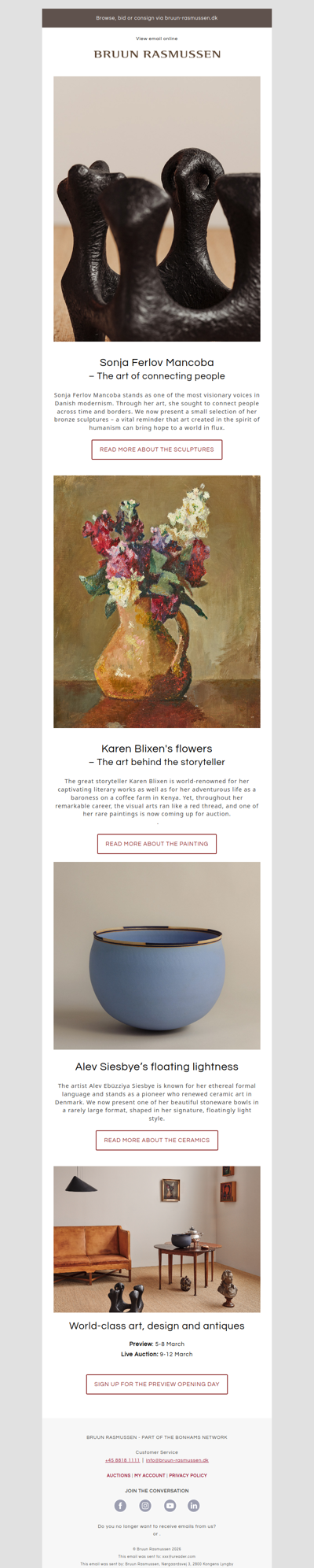 Sonja Ferlov Mancoba, Karen Blixen & Alev Ebüzziya Siesbye