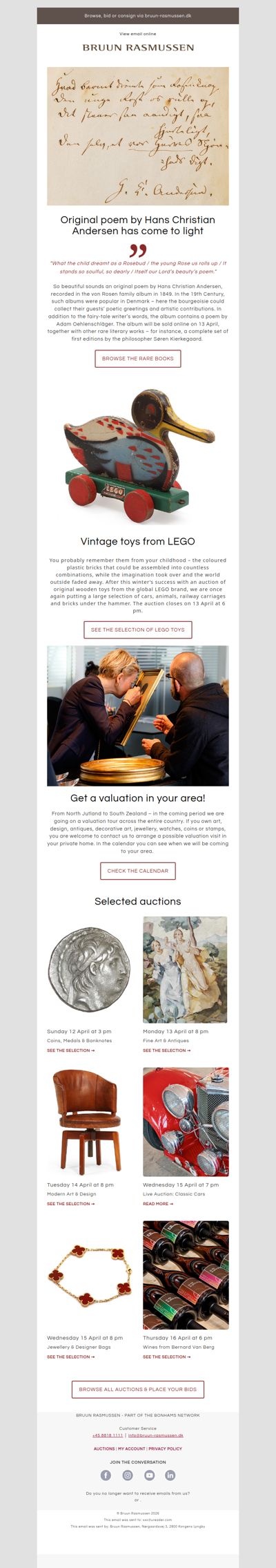 Original poem by the fairy-tale master Hans Christian Andersen