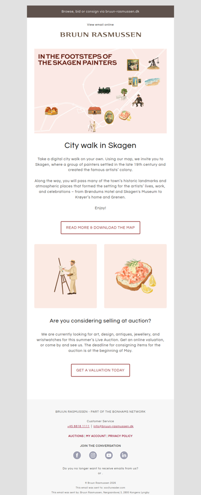 Would you like to join a digital city walk in Skagen?