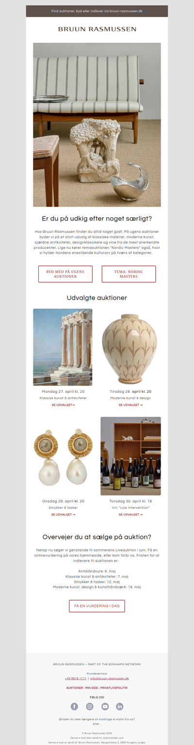 Gør et fund på ugens Onlineauktioner