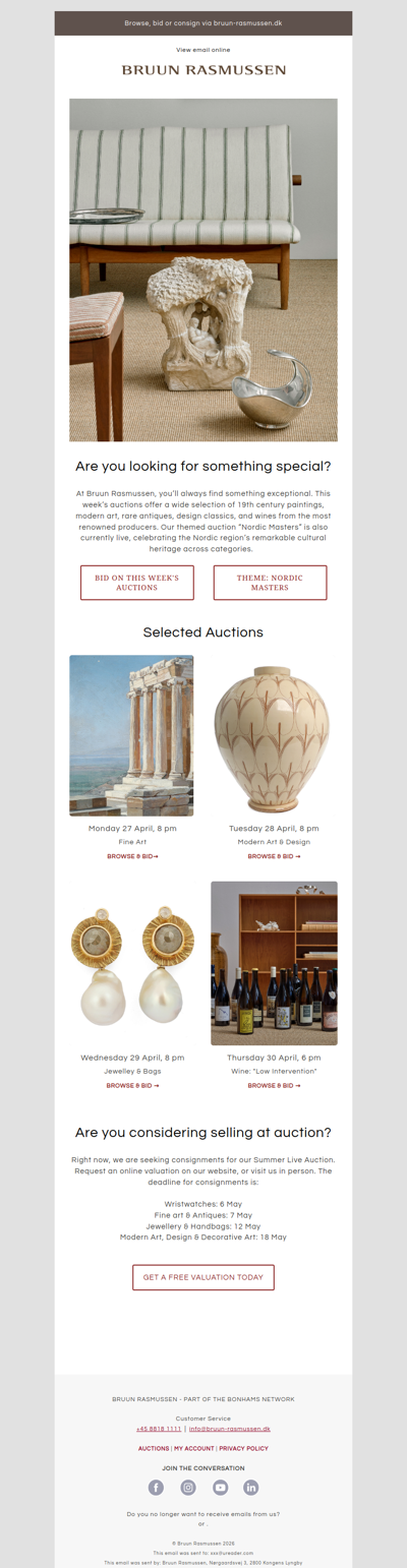 Find a treasure at this week’s Online Auctions