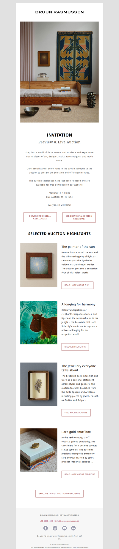Invitation: Preview & Live Auction