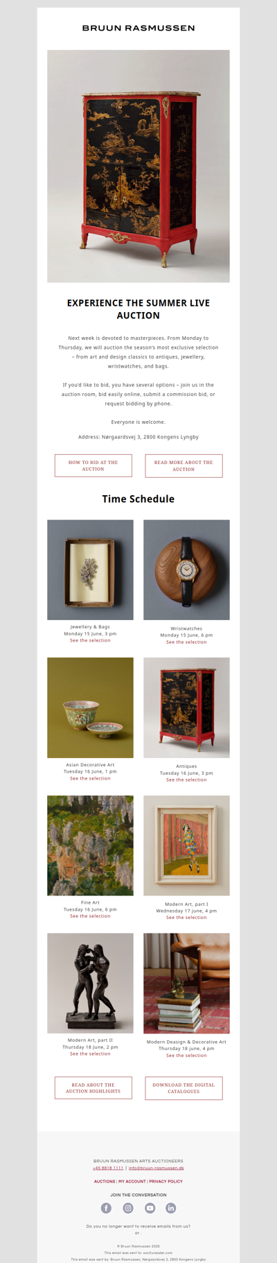 The Live Auction begins on Monday!