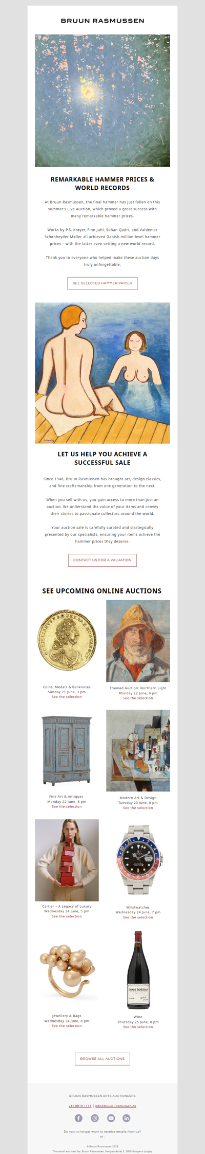 Remarkable hammer prices & world records