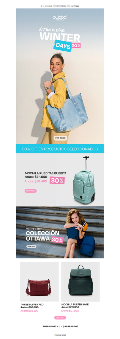 Aprovecha los últimos días de nuestros Winter Days 💣✨