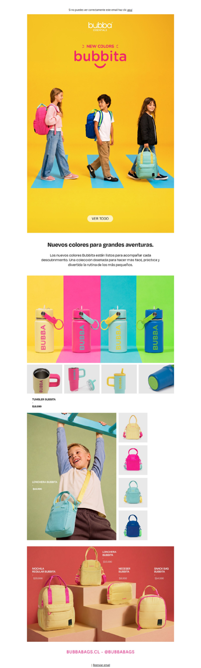 Colores para cada aventura 🦋🌷🍭🩷